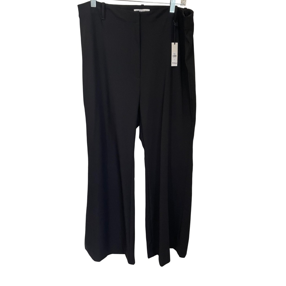 Banana Republic Modern Flare City Stretch Pants Black Size 14 Work Trouser